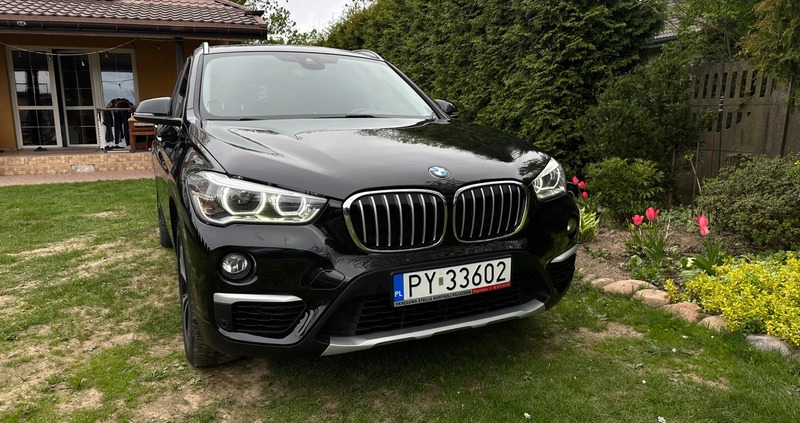 BMW X1 cena 78500 przebieg: 89000, rok produkcji 2018 z Poznań małe 92